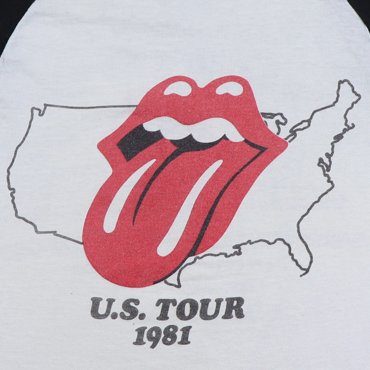 1981 Rolling Stones Louisiana Super Dome Concert Jersey Shirt