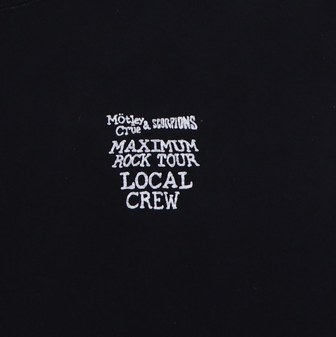 1999 Motley Crue Scorpions Maximum Rock Tour Crew Shirt