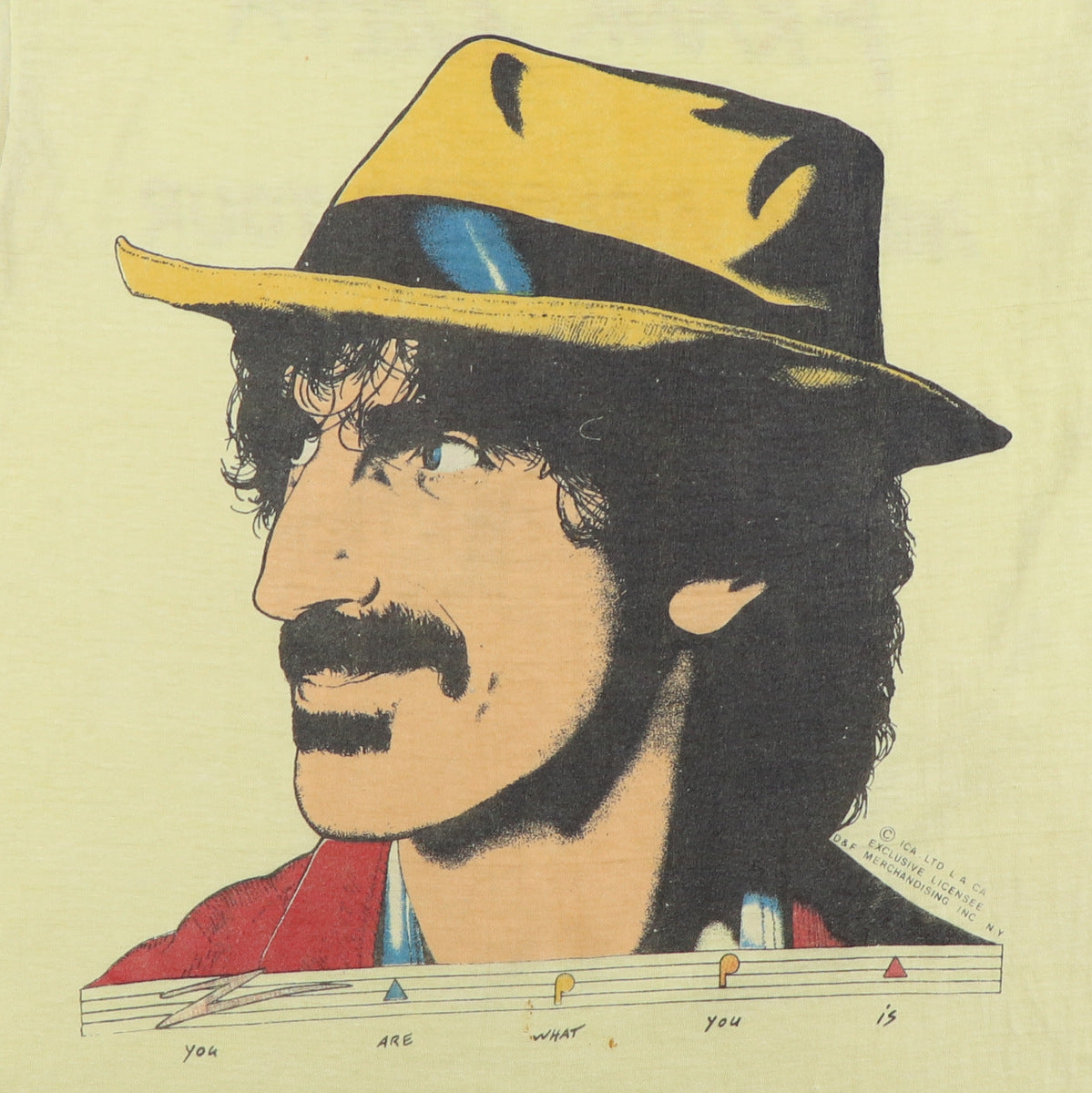 1981 Frank Zappa You Are What You Is Tour Shirt