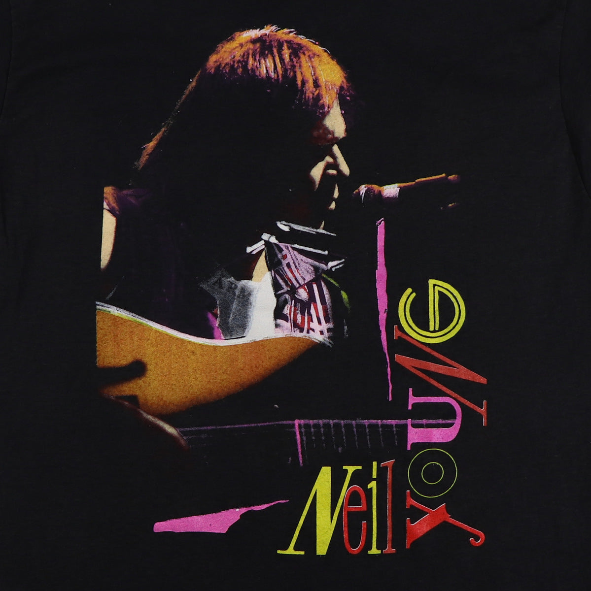 1986 Neil Young Crazy Horse Garage Tour Shirt