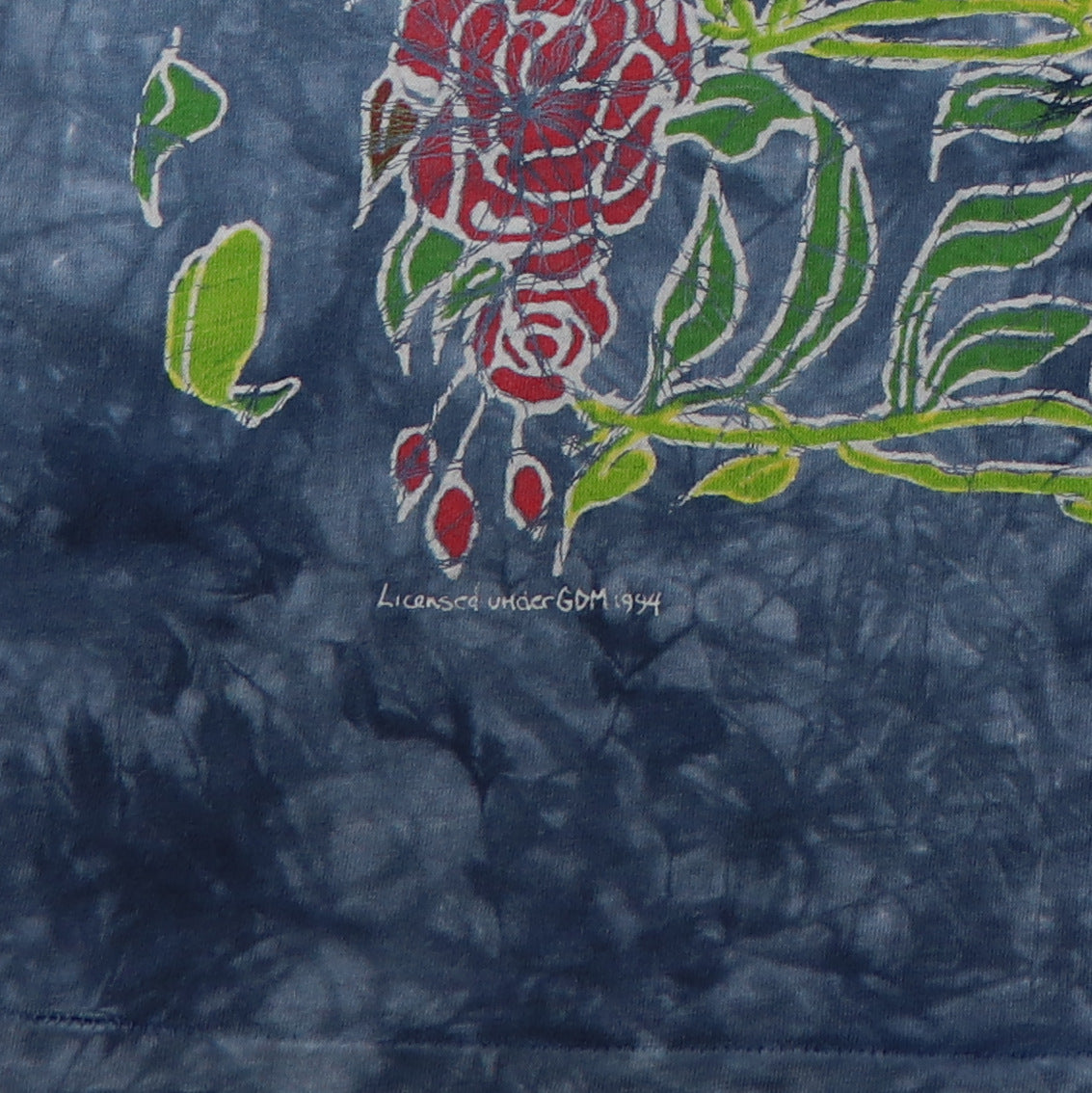1994 Grateful Dead Skull And Roses Tie Dye Shirt