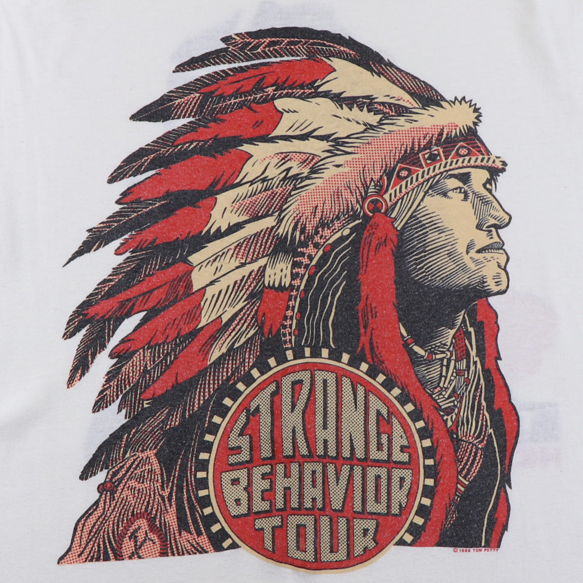 1989 Tom Petty Strange Behavior Tour Shirt