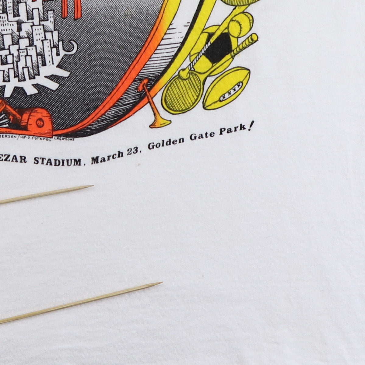 1975 Snack San Francisco Concert Shirt