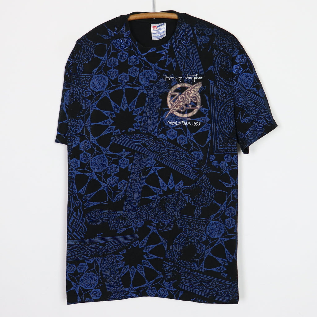 Original vintage 1995 Jimmy Page Robert Plant World Tour All Over