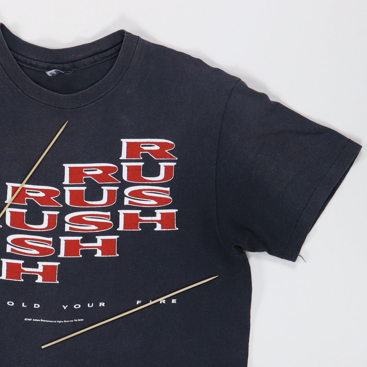 1987 Rush Hold Your Fire Tour Shirt