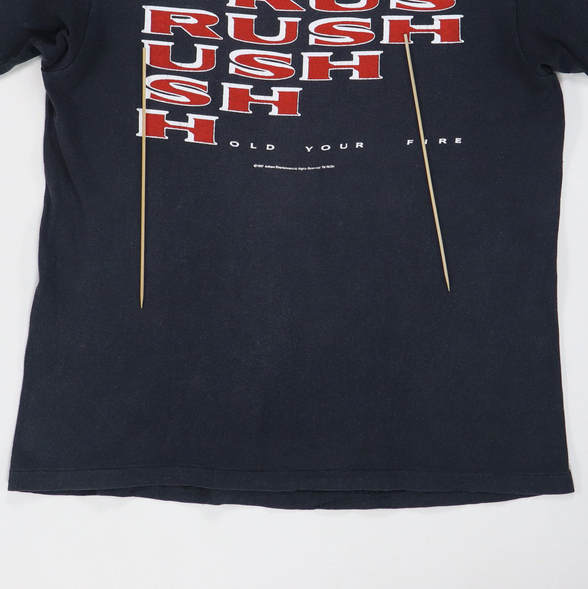 1987 Rush Hold Your Fire Tour Shirt