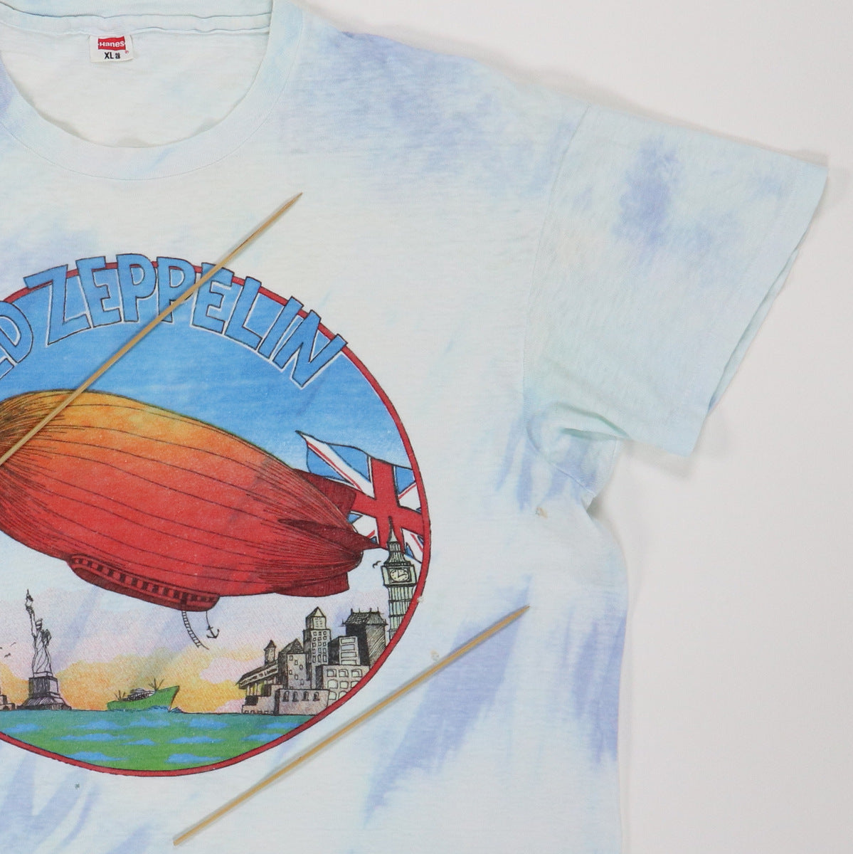 1970s Led Zeppelin Tie Dye Shirt