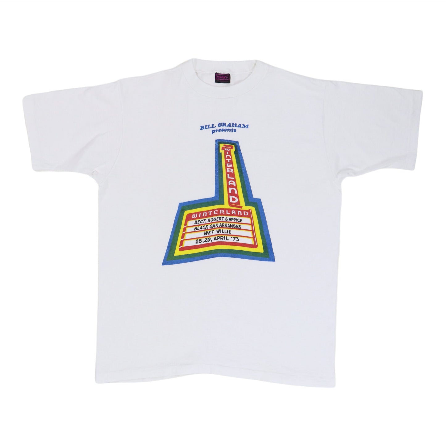 1973 Winterland Bill Graham Presents Concert Shirt