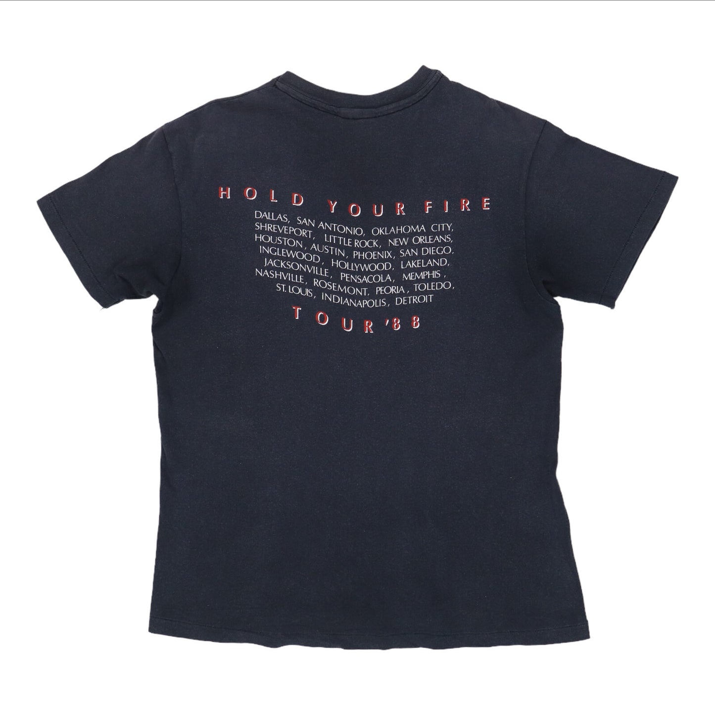 1987 Rush Hold Your Fire Tour Shirt