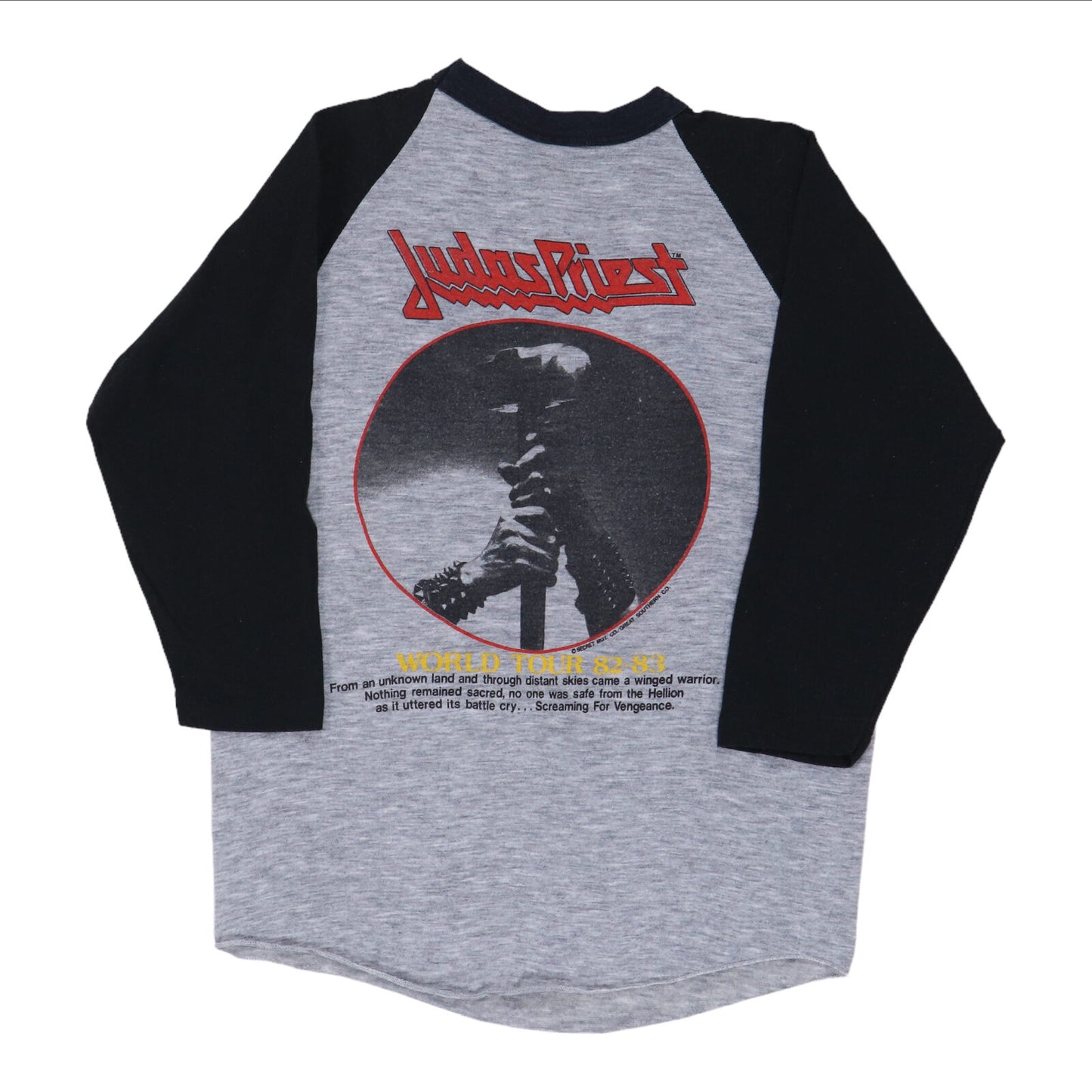 1982 Judas Priest Screaming For Vengeance Tour Jersey Shirt