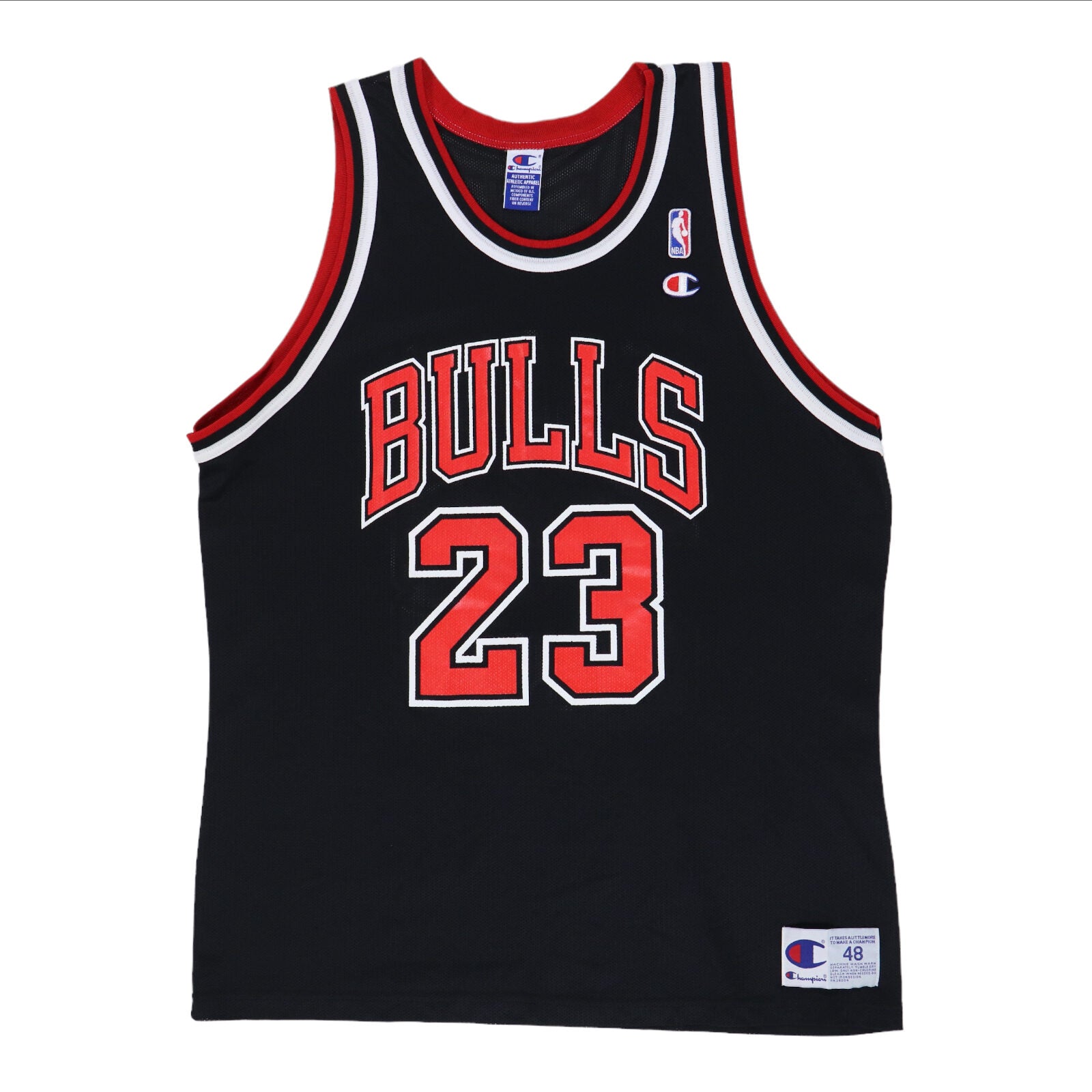 Vintage Chicago Bulls Michael Jordan 23 Champion NBA Jersey 