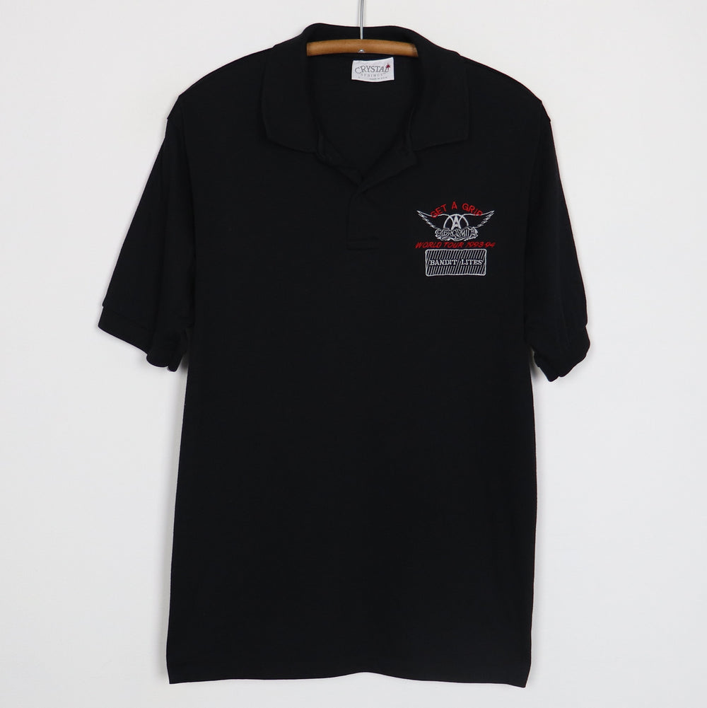 1993 Aerosmith Get A Grip Bandit Lites Polo Shirt