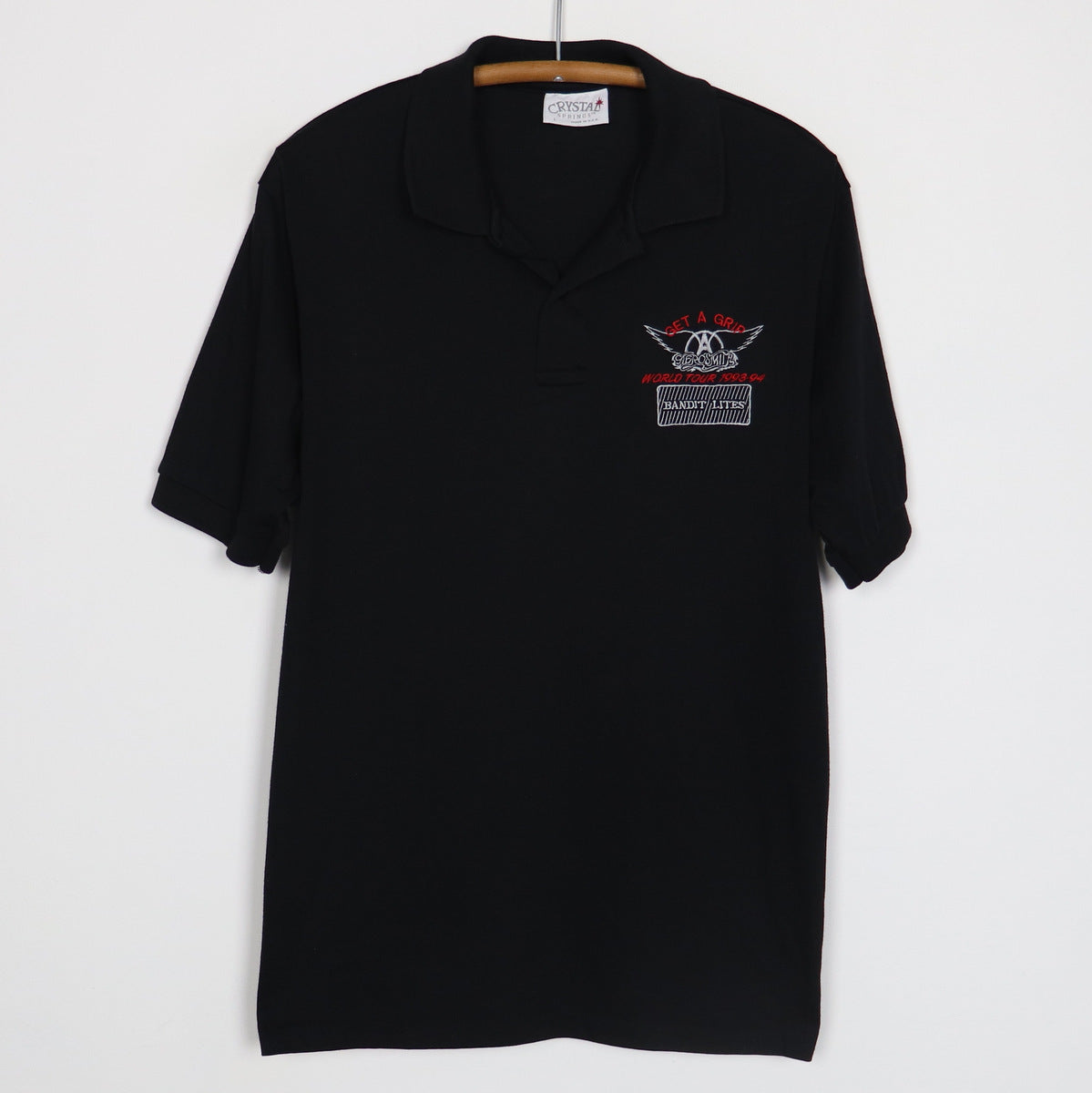 1993 Aerosmith Get A Grip Bandit Lites Polo Shirt