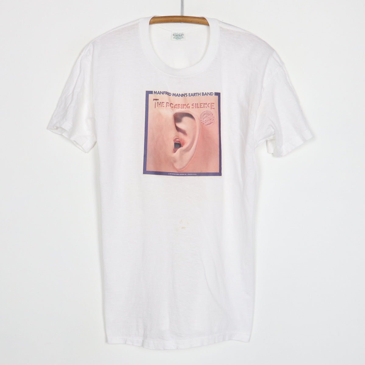 1976 Manfred Mann's Earth Band Roaring Silence Promo Shirt
