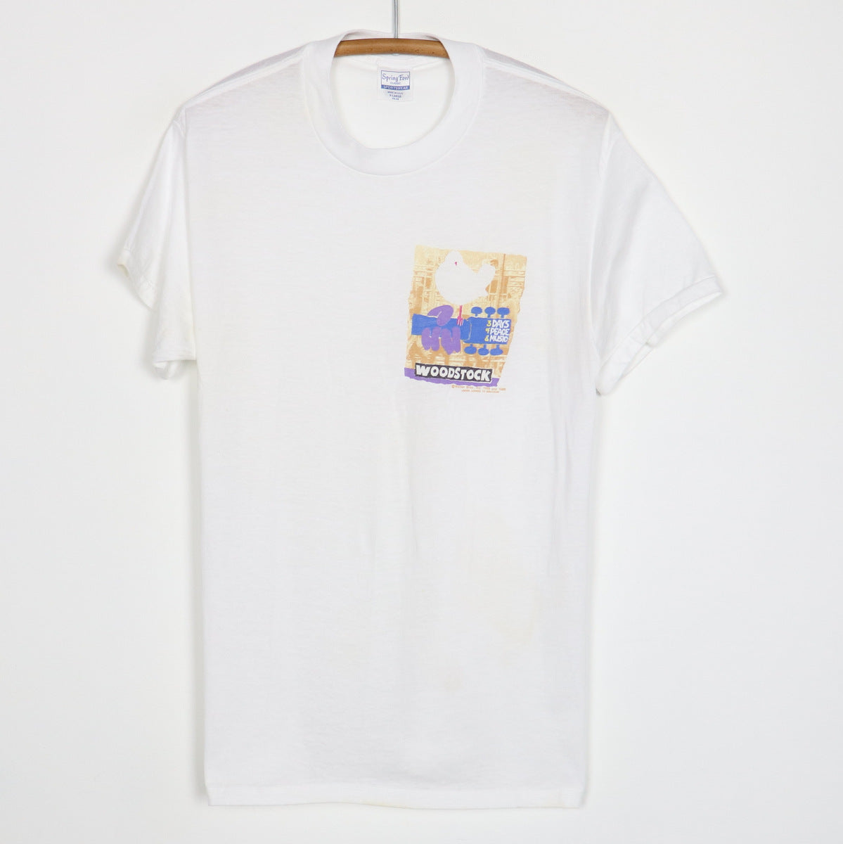 1989 Woodstock 20th Anniversary Shirt