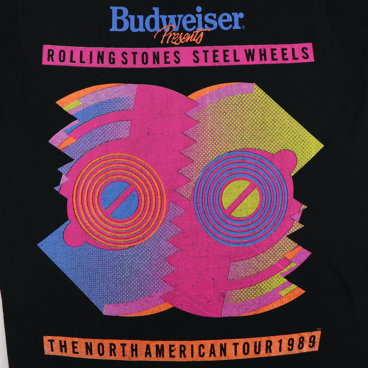 1989 Rolling Stones Steel Wheels Tour Shirt