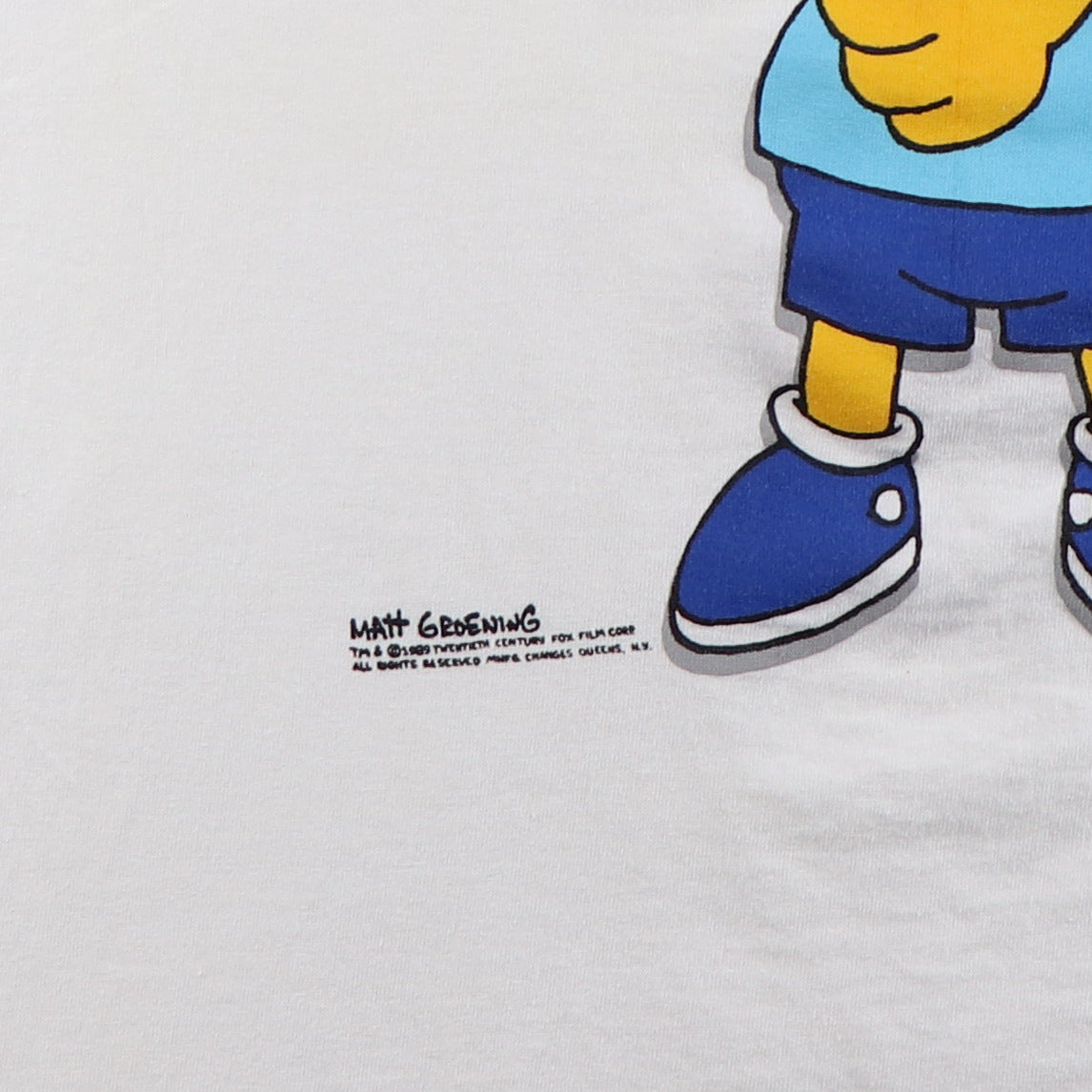 1989 The Simpsons Bart Simpson Underachiever Shirt