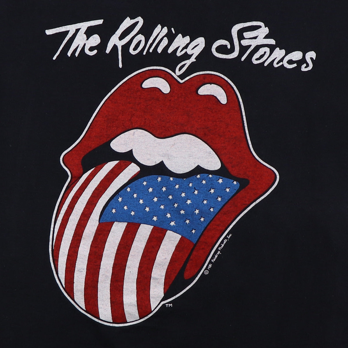 1981 Rolling Stones North American Tour Shirt