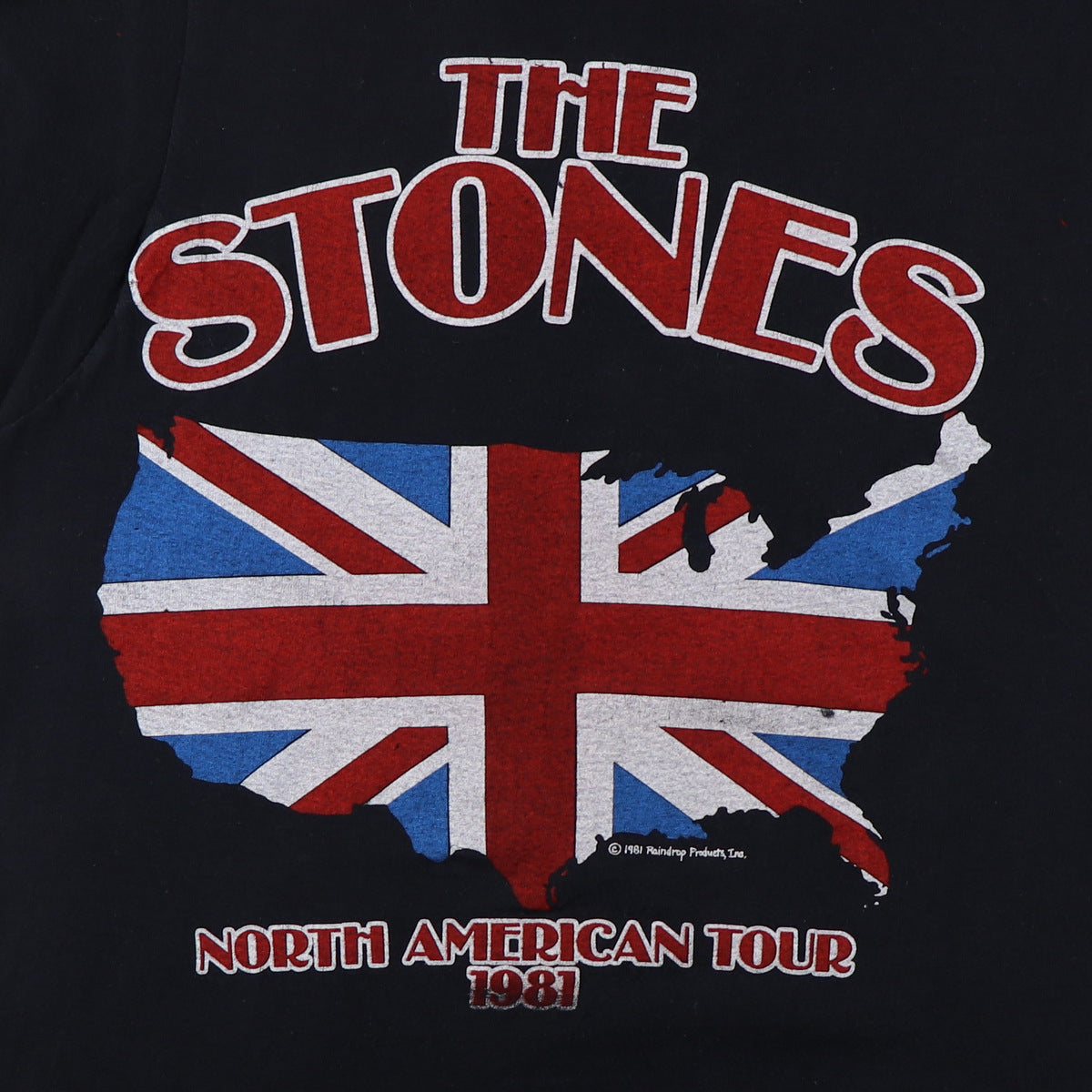 1981 Rolling Stones North American Tour Shirt