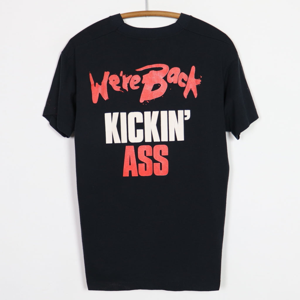 1989 Bon Jovi We're Back Kickin' Ass Shirt