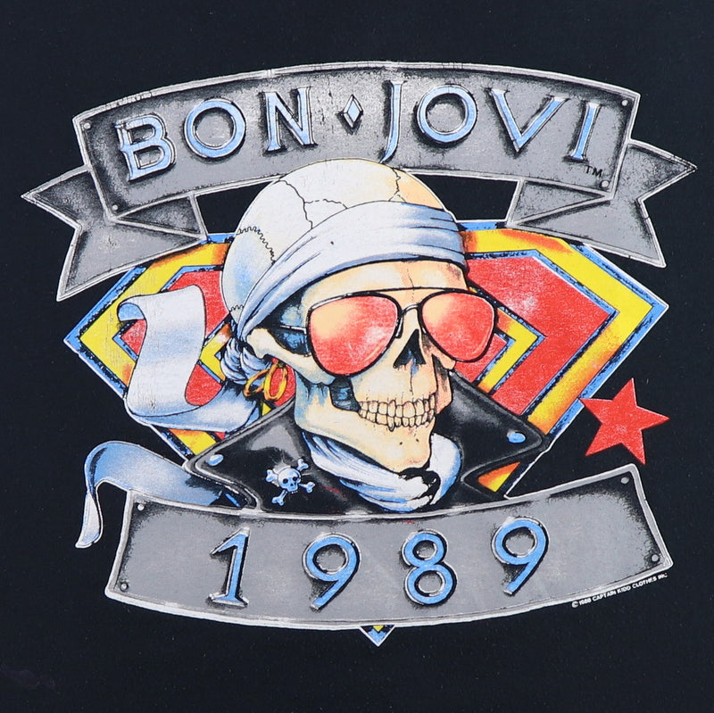 1989 Bon Jovi We're Back Kickin' Ass Shirt