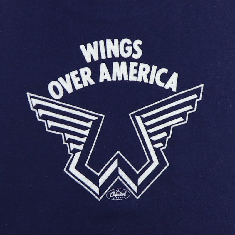 1976 Wings Over America Capitol Records Promo Shirt