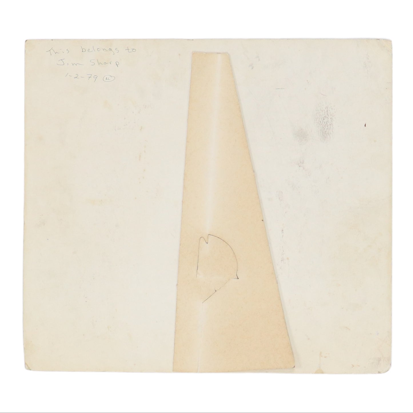 1978 David Bowie Stage Stand Up Promo Display