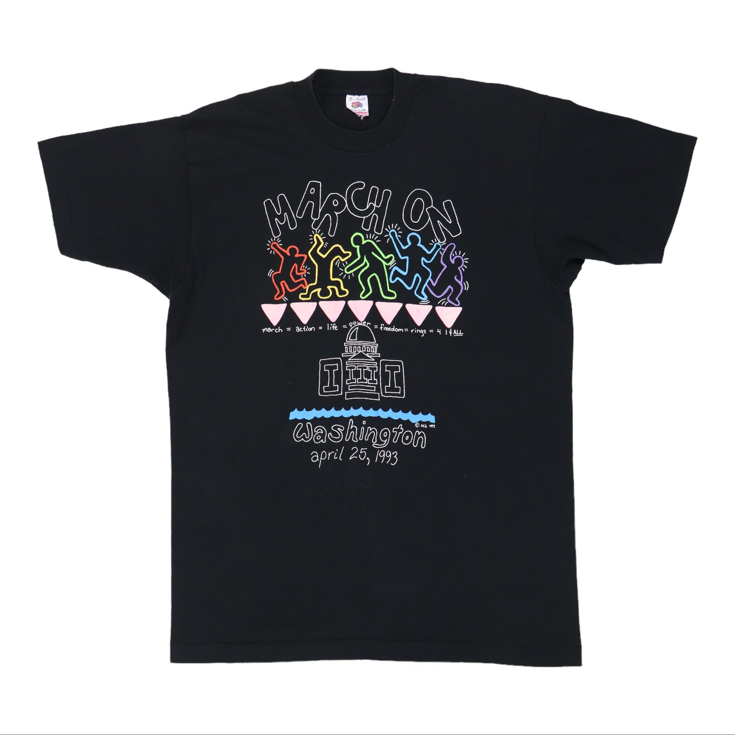 1993 Keith Haring March On Washington Shirt