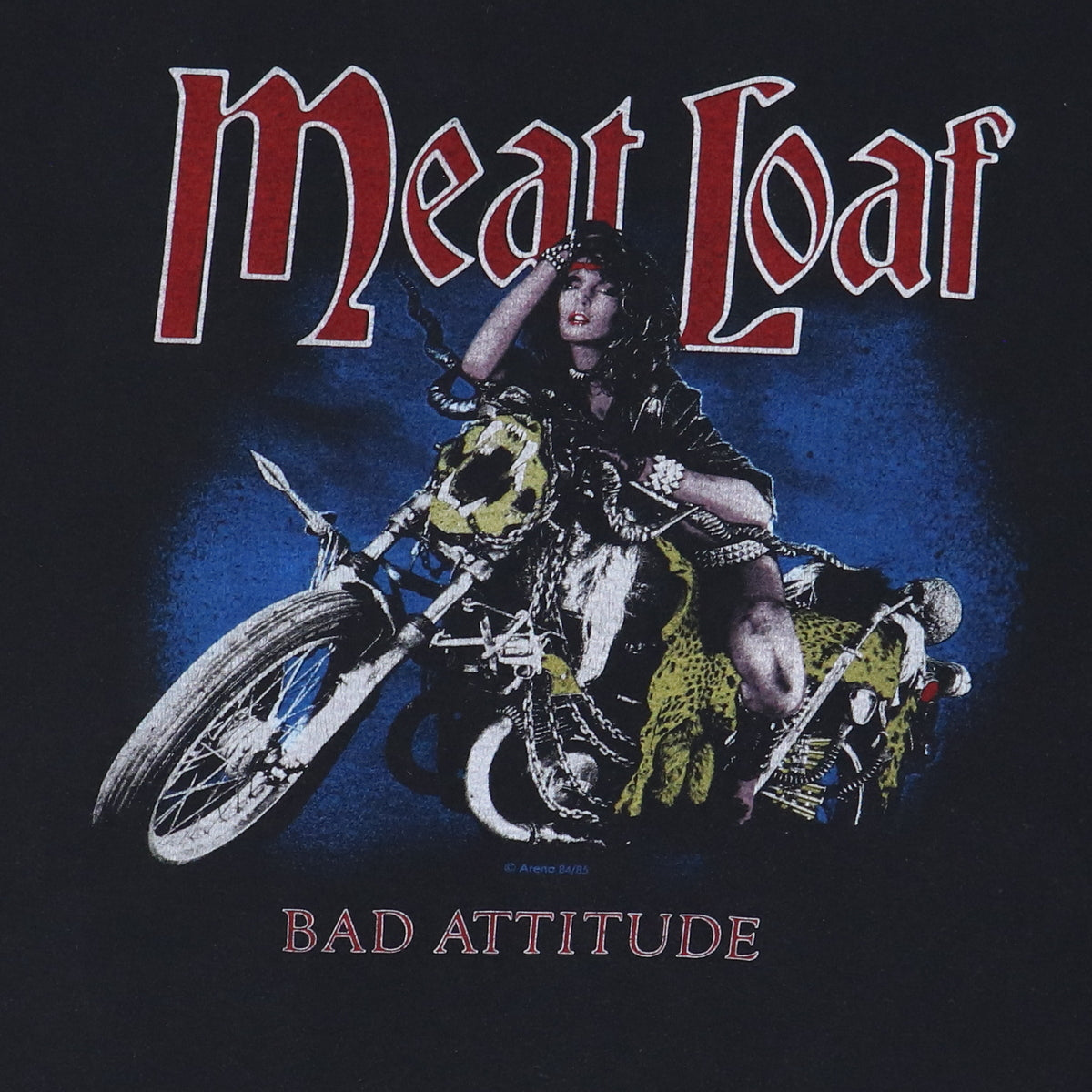 1984 Meat Loaf Bad Attitude Tour Shirt