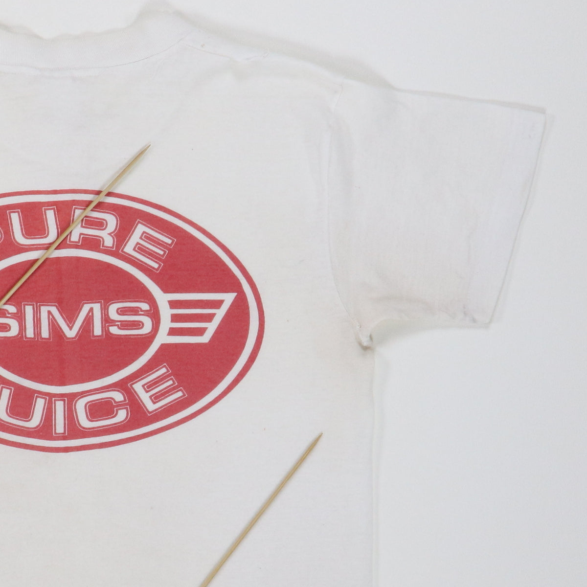 1970s Sims Pure Juice Skateboard Wheels Shirt