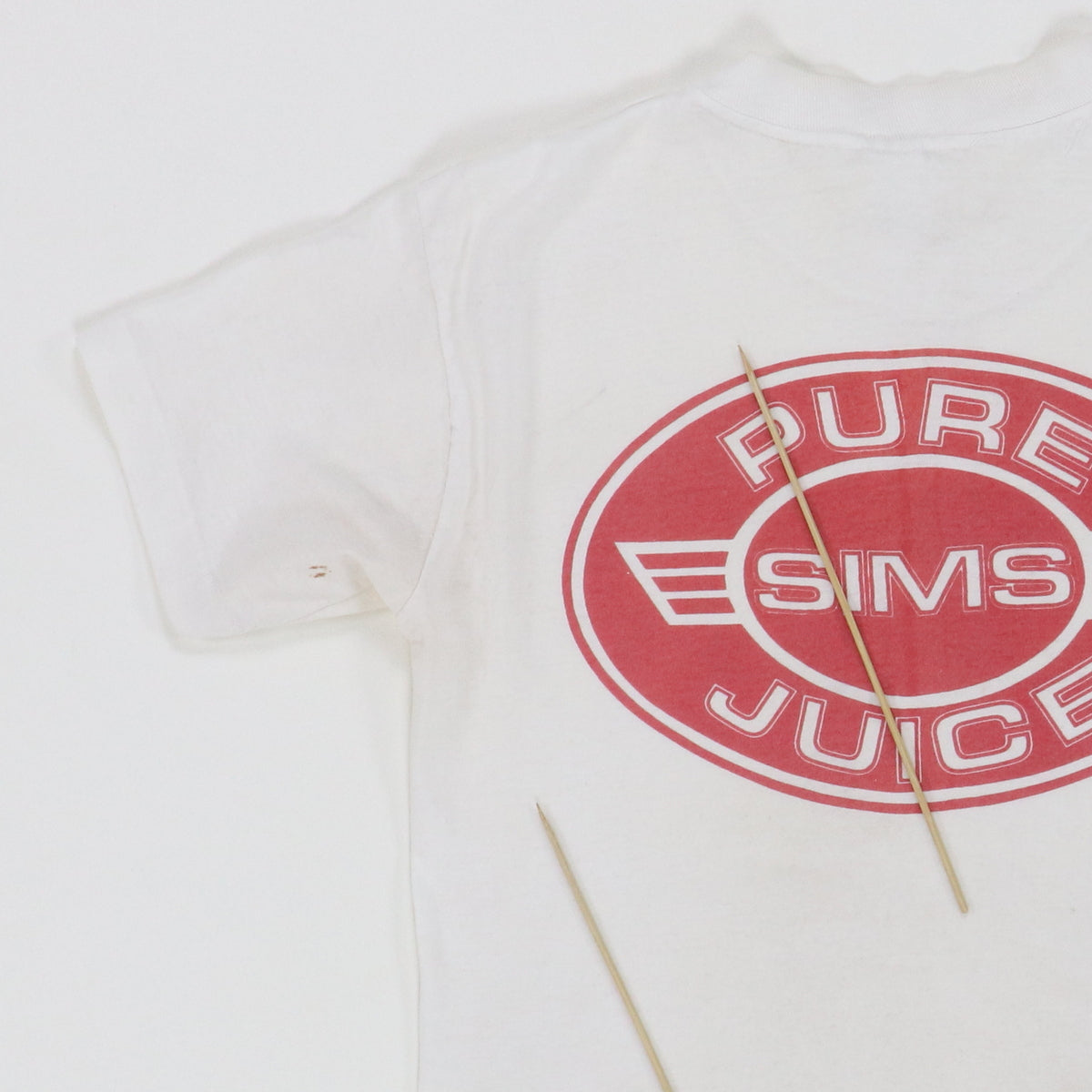 1970s Sims Pure Juice Skateboard Wheels Shirt