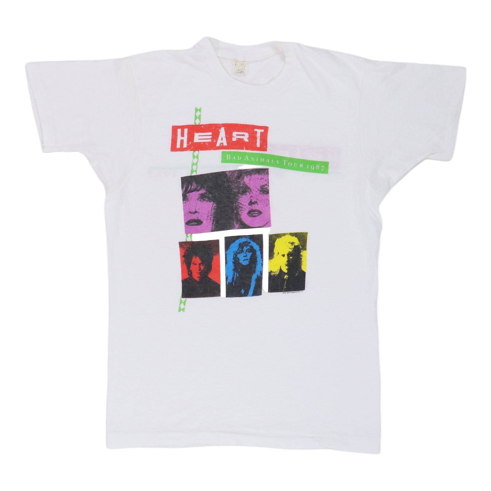 Original vintage 1987 Heart Bad Animals Tour Shirt | WyCo Vintage