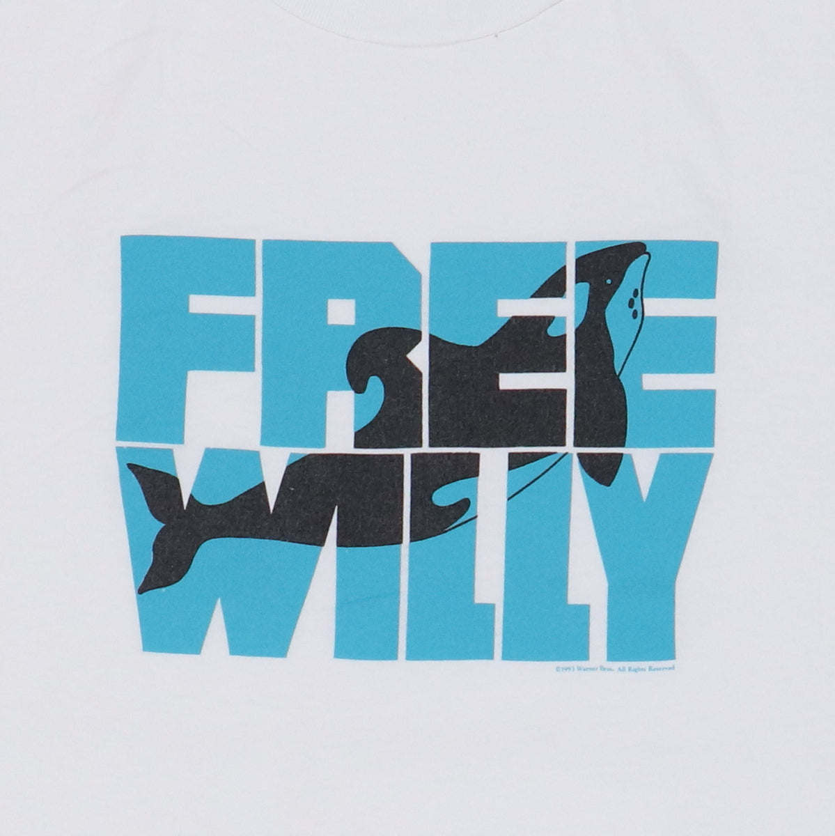 1993 Free Willy Movie Promo Shirt