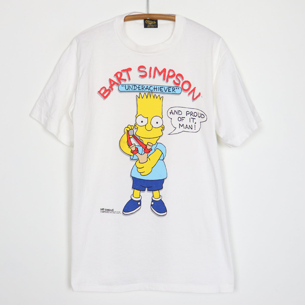 1989 The Simpsons Bart Simpson Underachiever Shirt