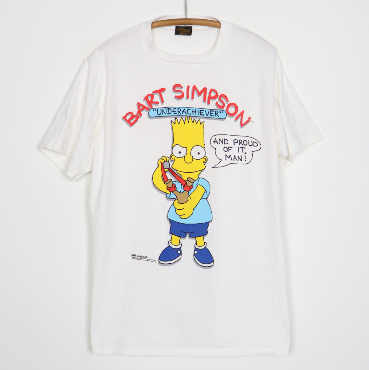 1989 The Simpsons Bart Simpson Underachiever Shirt
