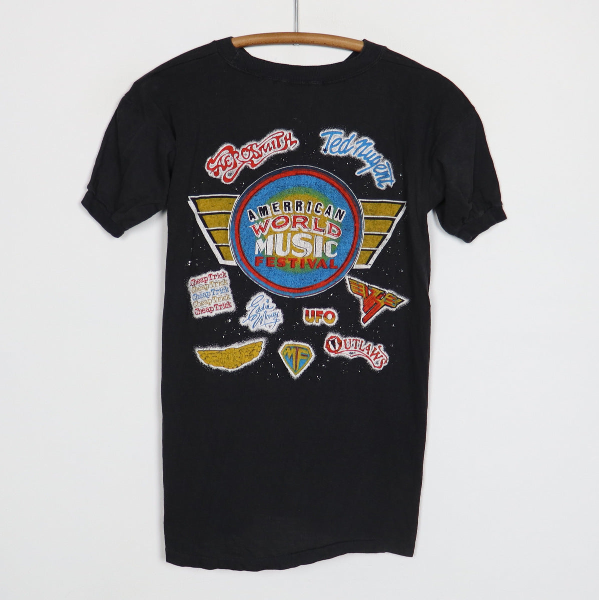 1979 Aerosmith and Cheap Trick American World Music Festival Shirt