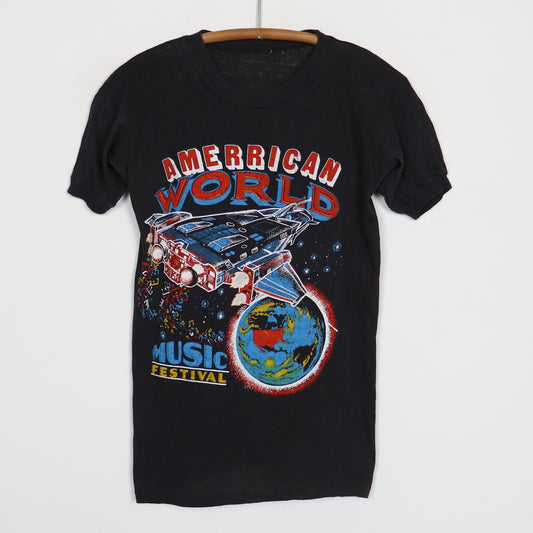 1979 Aerosmith and Cheap Trick American World Music Festival Shirt