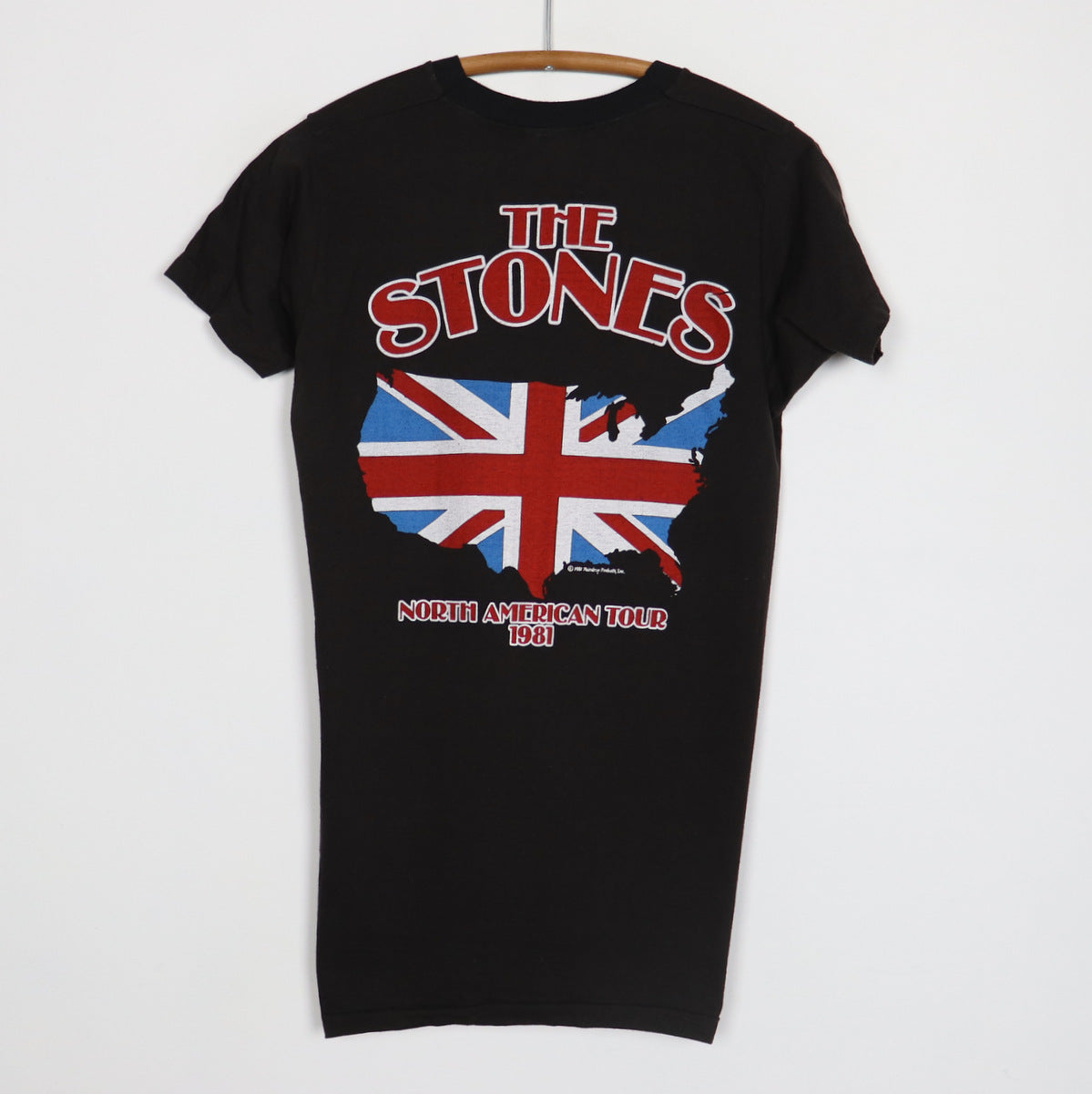 1981 Rolling Stones North American Tour Shirt
