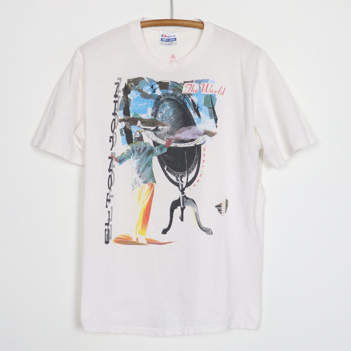 1989 Elton John The World Tour Shirt