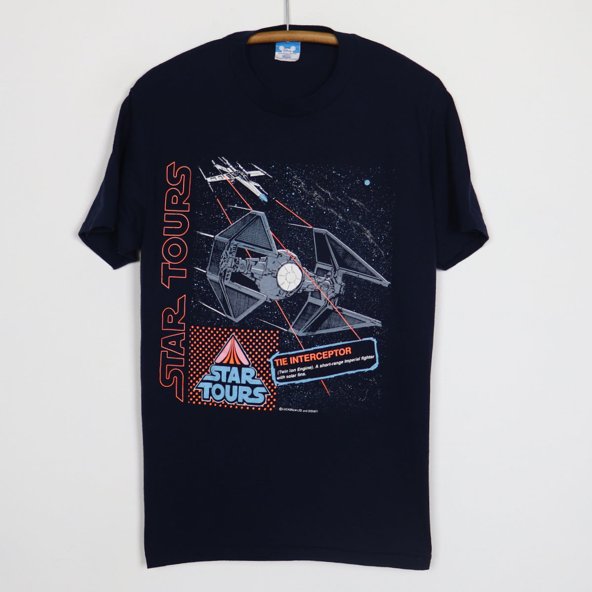 1980s Disney Star Wars Star Tours Interceptor Shirt