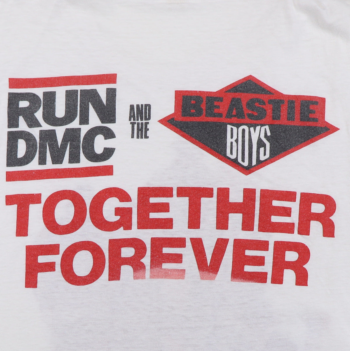1987 Run DMC Beastie Boys Together Forever Shirt