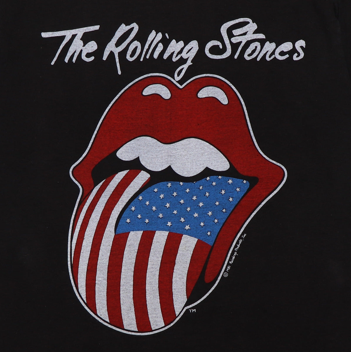 1981 Rolling Stones North American Tour Shirt