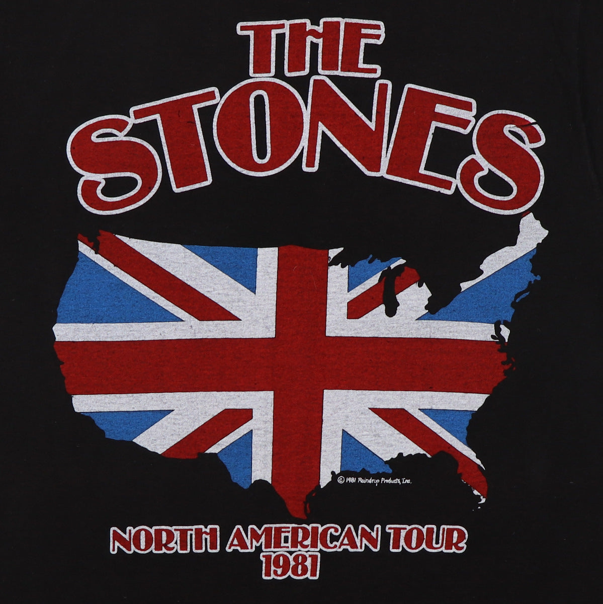 1981 Rolling Stones North American Tour Shirt