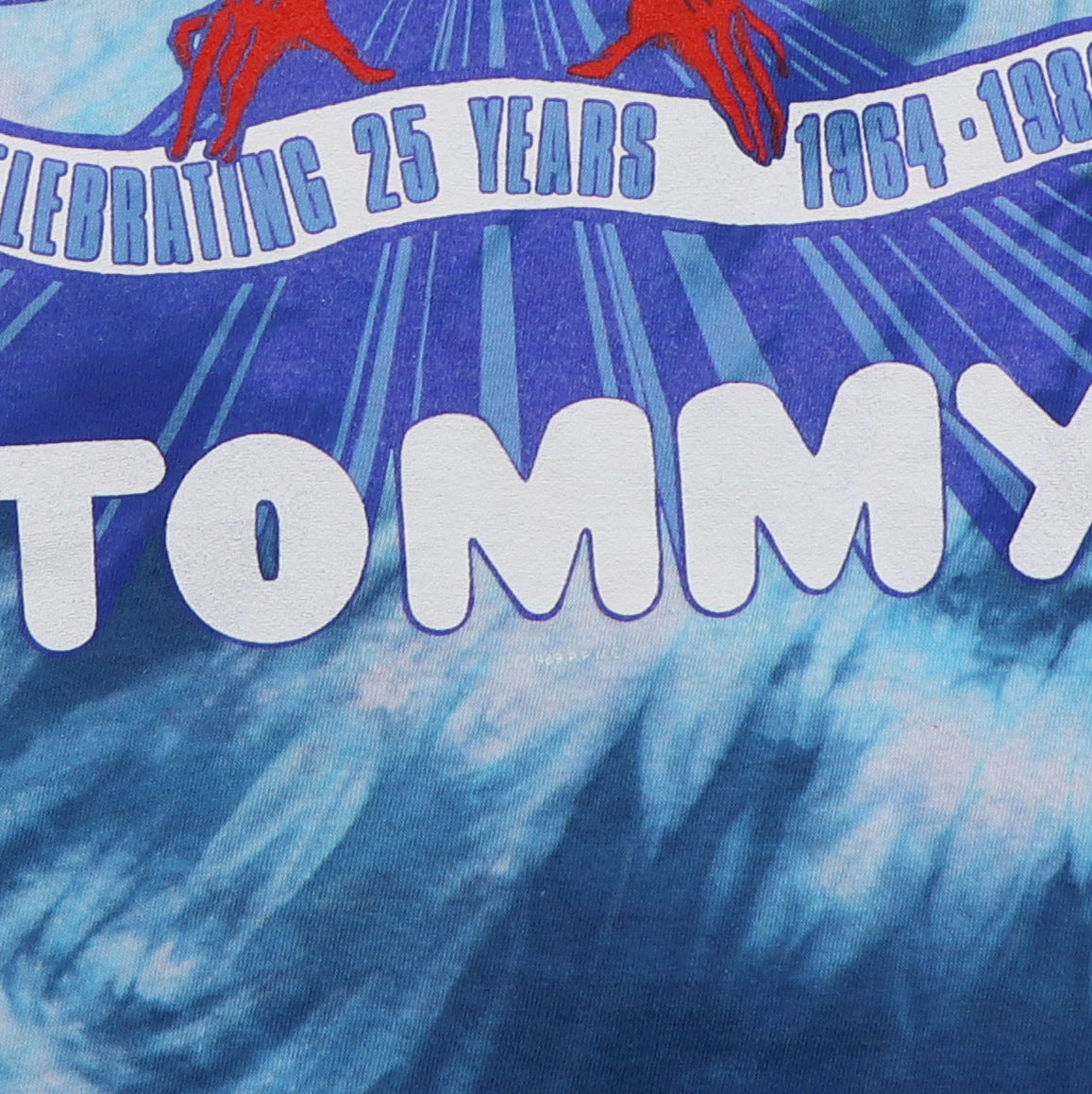 1989 The Who Tommy 25th Anniversary Tie Dye Shirt