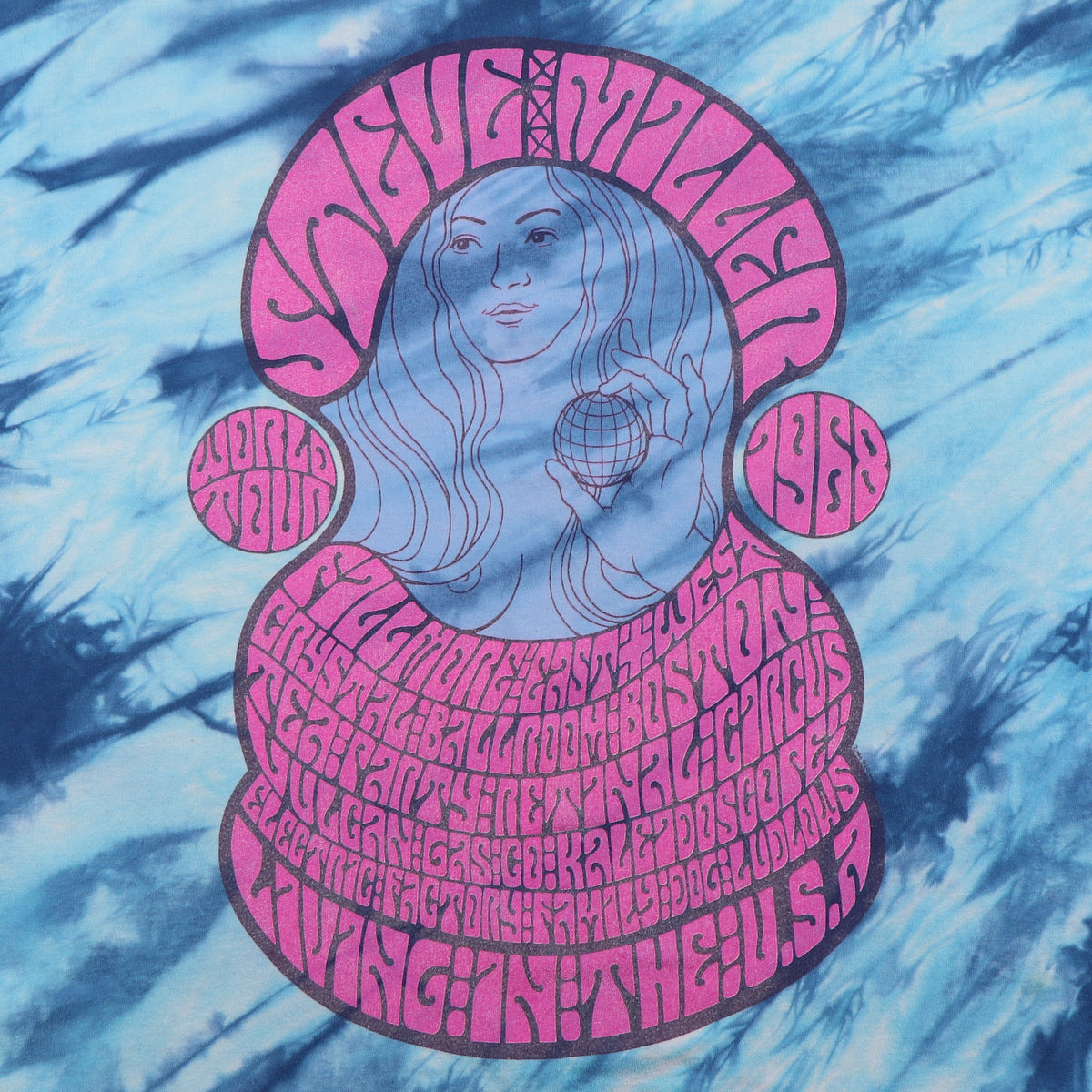 1990s Steve Miller Fillmore Tie Dye Shirt