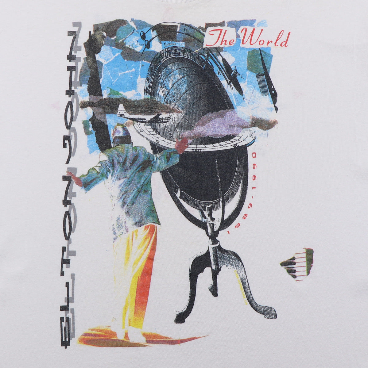 1989 Elton John The World Tour Shirt