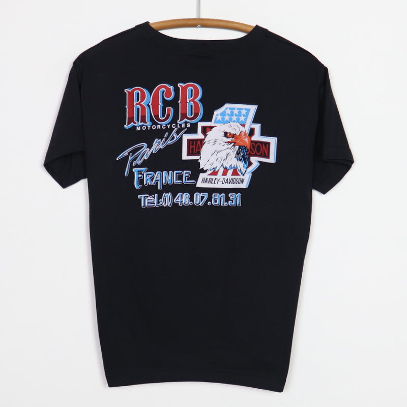 1980s Harley Davidson Paris France Shirt