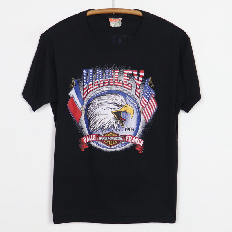 1980s Harley Davidson Paris France Shirt