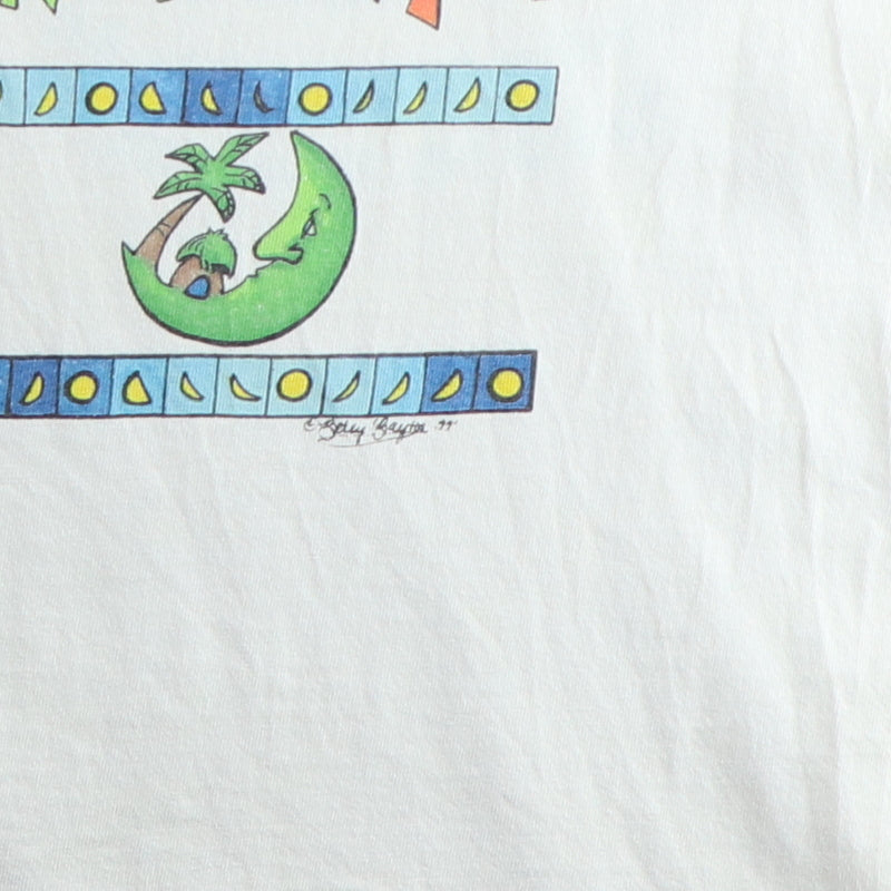 1999 Jimmy Buffett Beach House On The Moon Tour Shirt