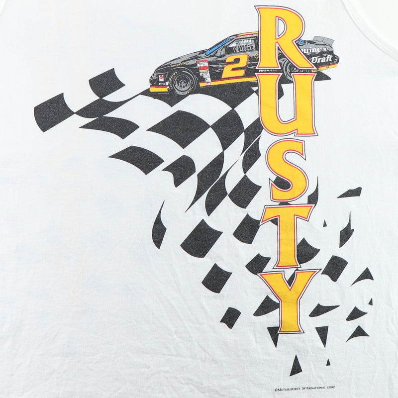 1990s Rusty Wallace Tank Top Shirt